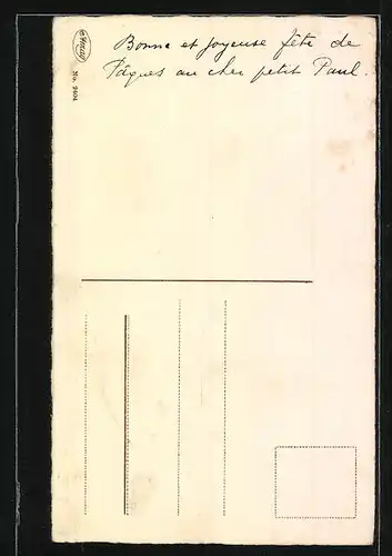 AK Osterküken beim Telefonieren