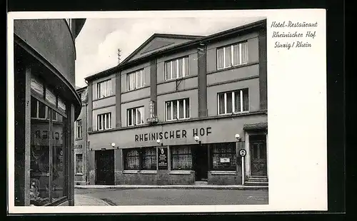 AK Sinzig /Rhein, Hotel-Restaurant Rheinischer Hof