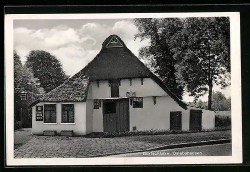 AK Oslebshausen, Gasthaus Dorfschänke von Georg Stürken, Landstrasse 50