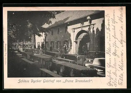 AK Capellen, Schloss Dycker Gasthof von Franz Dreesbach
