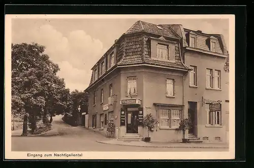 AK Königswinter a. Rhein, Hotel-Restaurant zum Nachtigallental