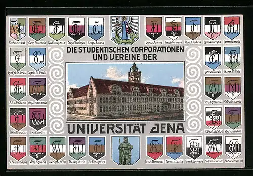 AK Jena, Universität, Studentenwappen