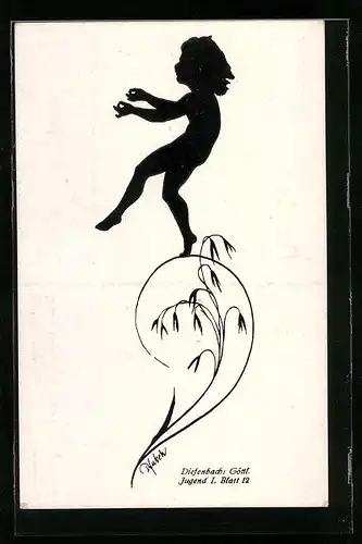 Künstler-AK Diefenbach: Göttl. Jugend I. Blatt 12