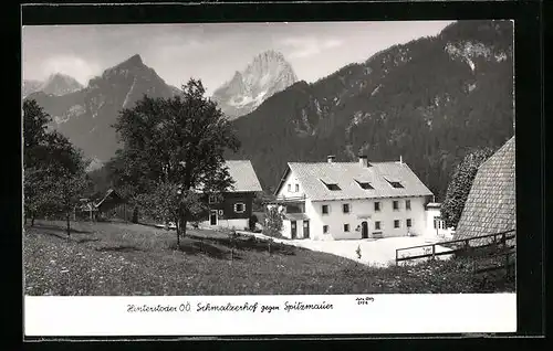 AK Hinterstoder, Schmalzerhof gegen Spitzmauer
