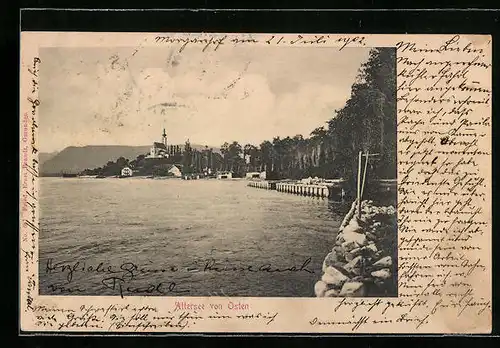 AK Attersee, Blick von Osten