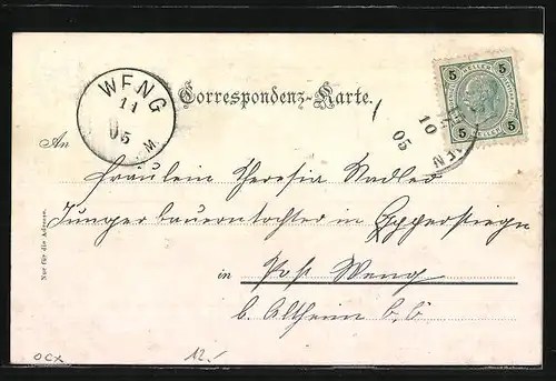 AK Mauerkirchen, Marktplatz mit Hubers Gasthof