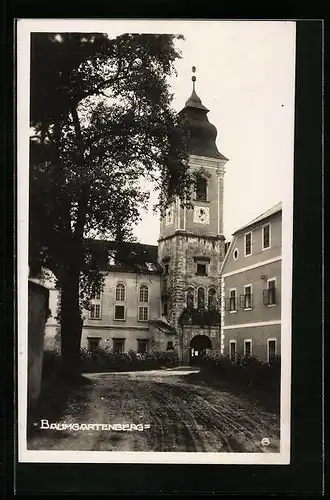AK Baumgartenberg, Strassenpartie an der Kirche