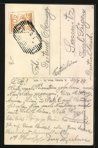 AK Neufelden-Unternberg, Ortsansicht an einem sonnigen Herbsttag