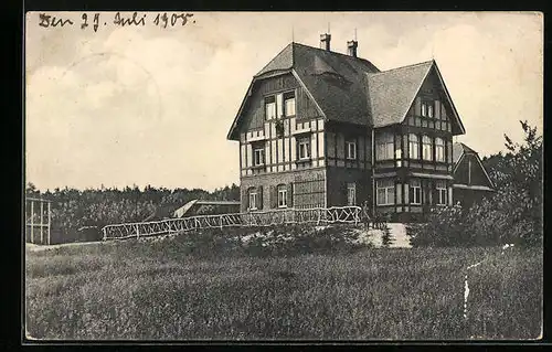 AK Schmannewitz, Blick auf Jagdhaus