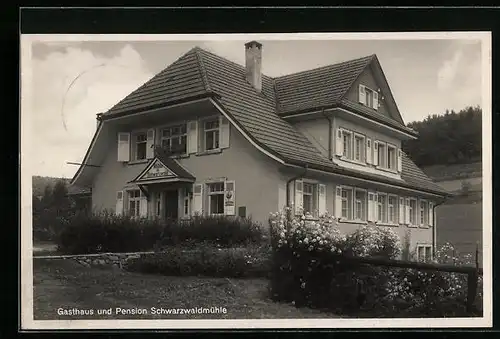 AK Atdorf /Hotzenwald, Gasthaus und Pension Mühle im Schwarzwald