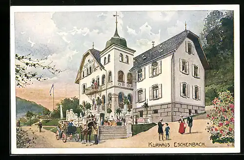 AK Pommelsbrunn, Kurhaus Eschenbach