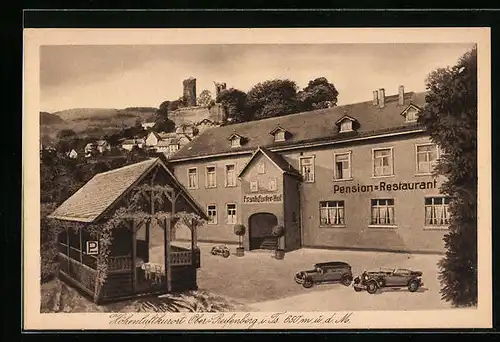 AK Ober-Reifenberg i. Ts., Pension-Restaurant Frankfurter-Hof