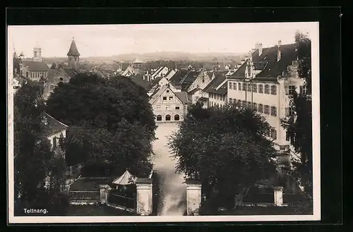 AK Tettnang, Teilansicht aus der Vogelschau