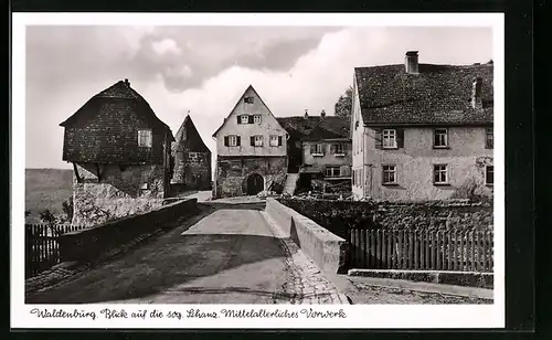 AK Waldenburg, Schanz, Mittelalterliches Vorwerk