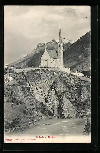 AK Schuls, Blick zur Kirche