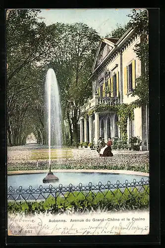 AK Aubonne, Avenue du Grand-Chene et le Casino