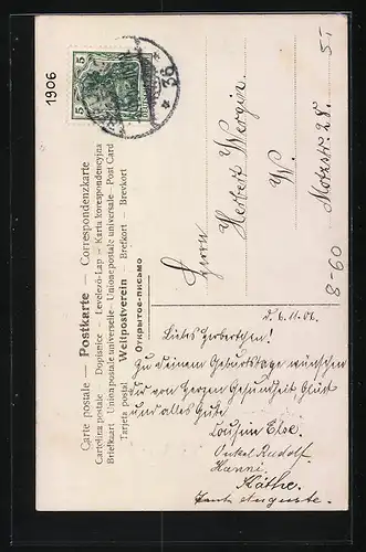 AK Kleiner Page bringt Blumengrüsse