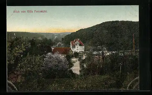 AK Schwentinetal, Blick von Villa Fernsicht