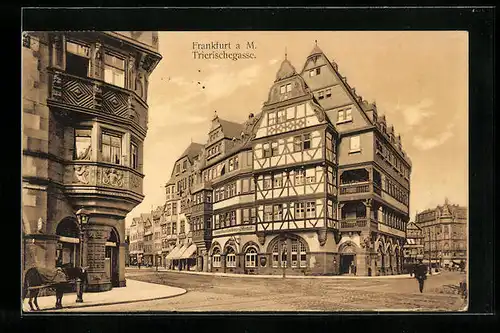 AK Frankfurt a. M., Partie in der Trierischegasse