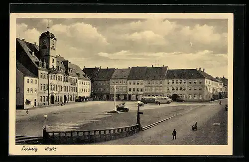 AK Leisnig, Blick auf den Markt