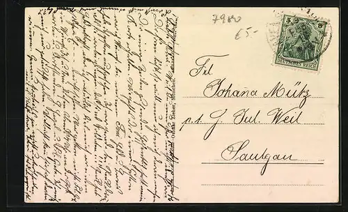 AK Ravensburg, Blick auf Konzerthaus