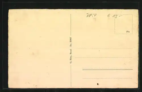 AK Ober-Tüllingen /Baden, Blick auf Ort