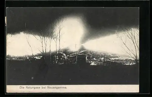 AK Hamburg-Neuengamme, Die Naturgase, Explosion
