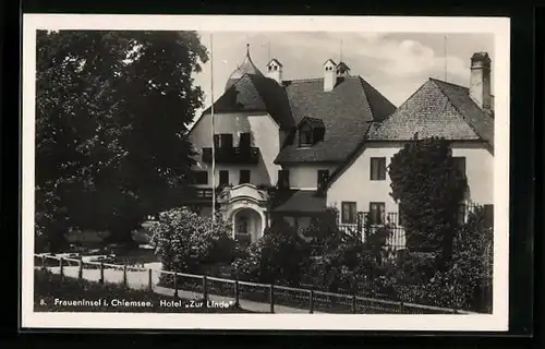 AK Fraueninsel i. Chiemsee, Hotel zur Linde