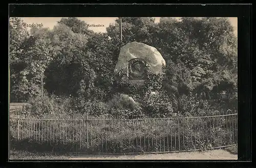 AK Hamburg-Wandsbek, Moltkestein