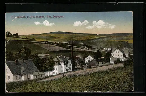 AK Frauenbach b. Neuhausen, Ortspartie