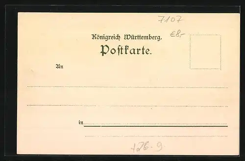 Künstler-AK Karl Mutter: Jagstfeld, Uferpartie mit Brücke