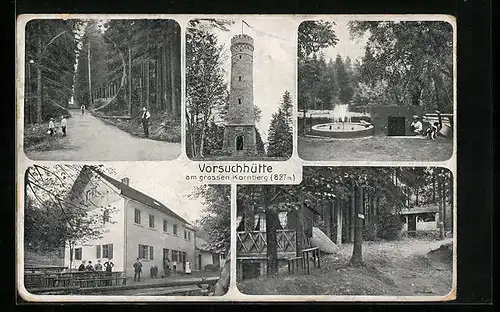 AK Kornberg, Vorsuchhütte mit Waldgebiet