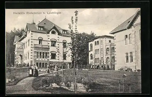 AK Roderbirken b. Leichlingen, Blick auf die Heilstätte