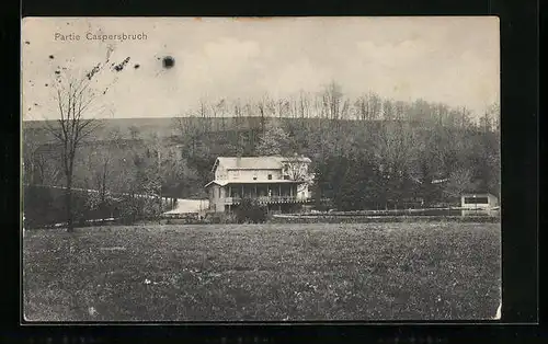 AK Caspersbruch, Blick auf Ortspartie