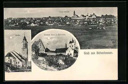 AK Babenhausen, Kirche, Inneres des f. f. Schlosses