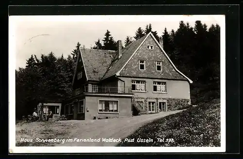 AK Usseln, Haus Sonnenberg im Ferienland Waldeck