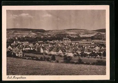 AK Bad Mergentheim, Teilansicht