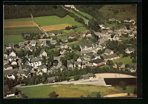 AK Oberkirchen /Hochsauerland, Ortsansicht aus der Vogelschau