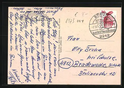 AK Bodenmais /Bayer. Wald, Gasthof Bayer. Hof