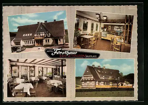 AK Attendorn /Sauerland, Hotel Forsthaus Ewig-Attendorn