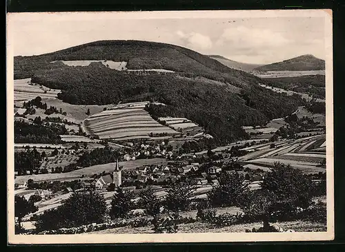 AK Oberbach /Rhön, Blick auf Auersberg, Dammersfeld u. Rückberg