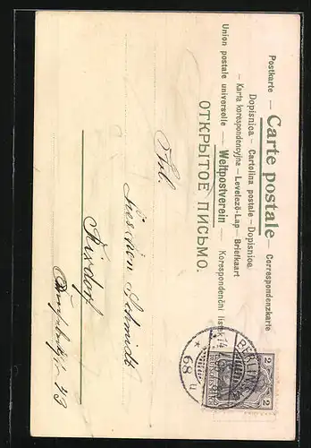 AK Osterküken wünschen Fröhliche Ostern