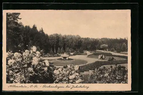 AK Allenstein, Parkanlage bei Jakobsberg