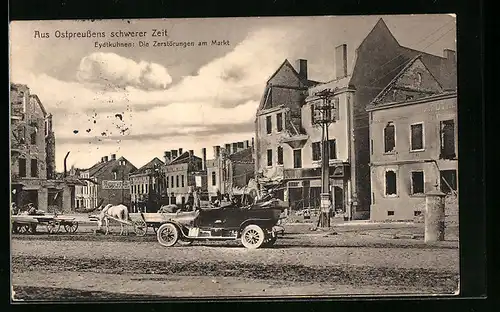 AK Eydtkuhnen, Zerstörungen am Markt