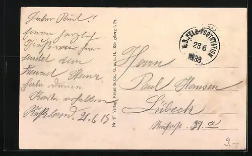 AK Eydtkuhnen, Russ. Verwüstungen