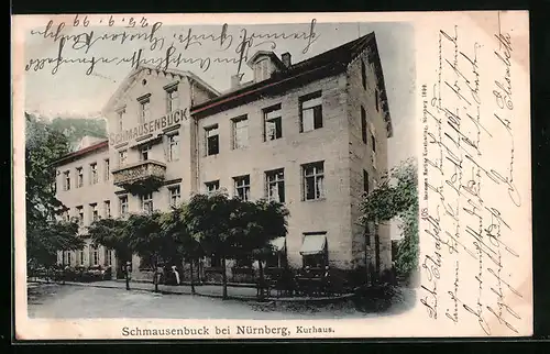 AK Nürnberg, Hotel-Kurhaus Schmausenbuck