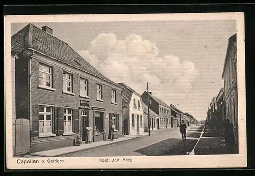 AK Capellen b. Geldern, Rest. Joh. Brey