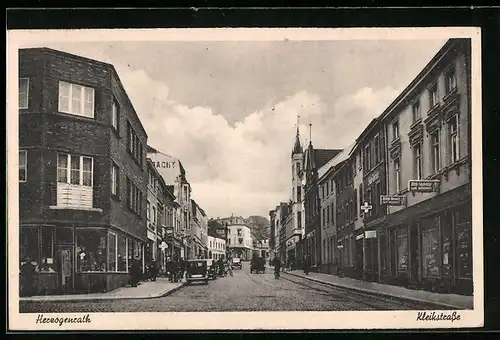 AK Herzogenrath, Blick auf die Kleikstrasse
