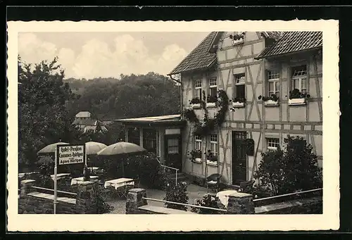 AK Ruhrberg i. Eifel, Hotel-Pension Commes-Hürtgen