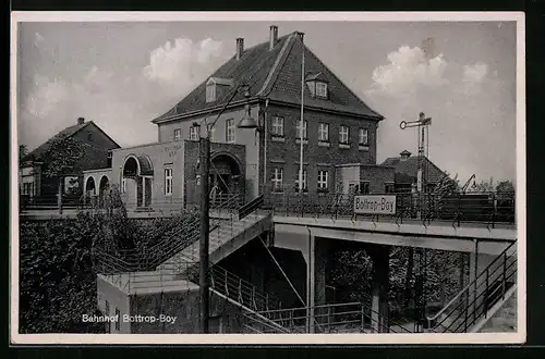 AK Bottrop-Boy, Bahnhof